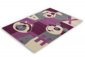 NAZAR - tapis amigo 100x150 violet - Tapis Enfant