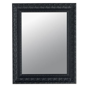 MAISONS DU MONDE - miroir marquise noir 76x96 - Miroir
