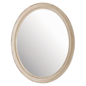 MAISONS DU MONDE - miroir elianne ovale beige - Miroir