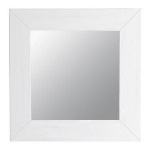 MAISONS DU MONDE - miroir natura blanc carré - Miroir