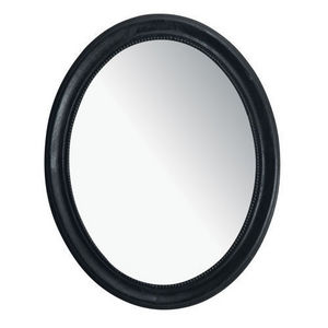 MAISONS DU MONDE - miroir louis ovale noir - Miroir
