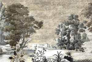 Ananbô - saint jean sépia patine xviiième - Papier Peint Panoramique