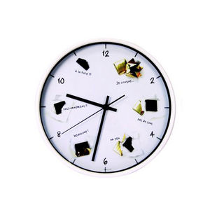 WHITE LABEL - horloge gourmande chocolats - Pendule Murale