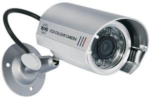 ELRO - videosurveillance - caméra factice en métal cs22d  - Camera De Surveillance
