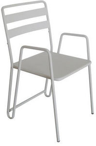 Delorm design - chaise en métal envy (lot de 2) - Fauteuil De Jardin