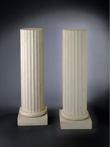 Bauermeister Antiquités - Expertise - paire de colonnes cannelées - Colonne