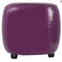 Pouf-International Design-Pouf rond PVC - Couleur - Violet