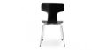 Chaise-Arne Jacobsen-Chaise 3103 Arne Jacobsen noire Lot de 4