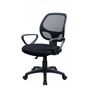 Fauteuil de bureau-WHITE LABEL-Chaise fauteuil de bureau noir