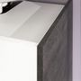Meuble sous-vasque-WHITE LABEL-Meuble sous-vasque DOVA design effet béton 2 porte