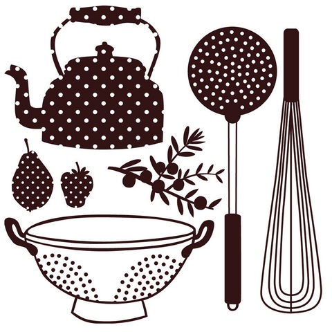 ART STICKER - Gommettes-ART STICKER-Sticker vaisselle et accessoires de cuisine