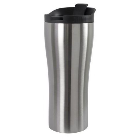 INVOTIS - Mug isotherme-INVOTIS-Mug à emporter Argent