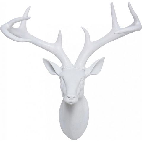 KARE DESIGN - Trophée de chasse-KARE DESIGN-Tête Antler Deer white