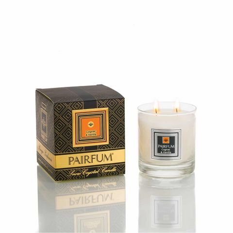 PAIRFUM - London - Parfum d'intérieur-PAIRFUM - London-Snow Crystal Candle - Large - Cognac & Vanilla