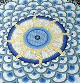 Maria Starling Mosaics - Carrelage de sol mosaique-Maria Starling Mosaics-Swimming Pool ­ made for 'Mosaik', Kensington