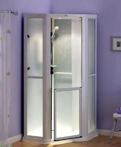  Corner shower enclosure