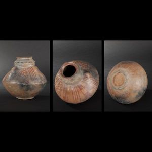 Expertissim - vase en terre cuite à décor en négatif. colombie, - Pre Columbian Object