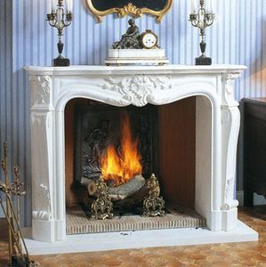 Les Cheminees Magnan - la louis xv - Open Fireplace