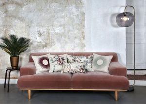 BIANKA LEONE - feuillage oriental - Rectangular Cushion