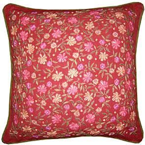 Chandni Chowk - kashida cushion covers - Square Cushion