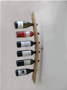 Douelledereve - porte bouteilles en chêne finition naturelle 8x5x9 - Bottle Rack