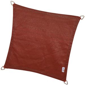 NESLING - voile d'ombrage carrée coolfit terracotta 5 x 5 m - Shade Sail