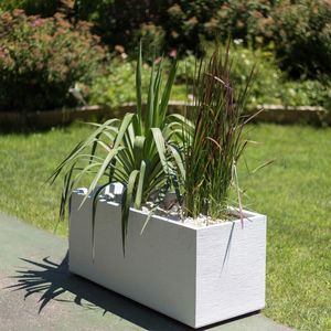 GAMM VERT - graphit blanc - Flower Container