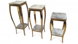 mobilier moss - betty doré 70cm - Pedestal Table