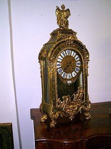 FACINCANI GALERIE - cartel en marqueterie boulle xviiième - Antique Clock