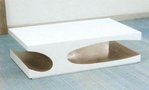 Samson Marble - jungle pink - Square Coffee Table