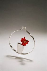 Prisms Glass Design - round hanging vase - Flower Vase