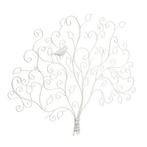 MAISONS DU MONDE - pince photo arbre oiseau blanc - Picture Holder
