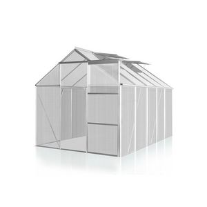 WHITE LABEL - serre polycarbonate 250 x 270 cm 6,7 m2 - Greenhouse