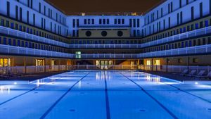 Jean -Philippe Nuel - -piscine molitor - Architectural Plan
