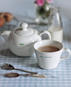 MAKE INTERNATIONAL - good morning! - Tea Cup