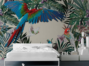 INKIOSTRO BIANCO - parrots - Panoramic Wallpaper