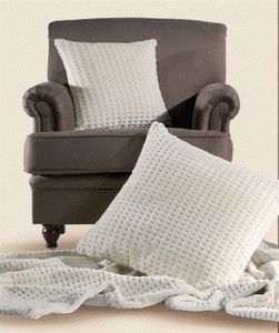 Ambassador Textiles - cream waffle - Upholstery Fabric