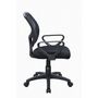 Office armchair-WHITE LABEL-Chaise fauteuil de bureau noir