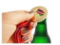 Bottle opener-WHITE LABEL-Médaille ouvre-bouteilles deco maison ustensile cu