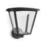 Outdoor wall lamp-Philips-COTTAGE - Applique Extérieur Montante Noir LED H26