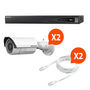 Security camera-HIKVISION-Kit video surveillance Hikvision 2 caméras N°5