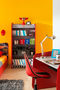 Office chair-WHITE LABEL-Chaise de bureau pivotante coloris rouge et noir