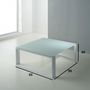 Square coffee table-WHITE LABEL-Table basse carréE TACOS blanche