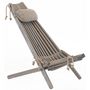 Deck chair-ECOFURN-Chilienne en bois EcoChair (coussin offert) Pin Gr