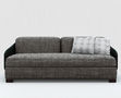 Sofa-bed-Milano Bedding-vivien gris 2 places