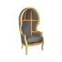 Grand porter's Baroque style chair-DESIGN VINTAGE