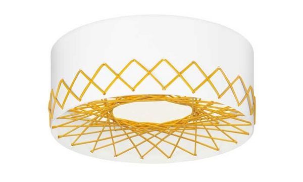 Zero - Ceiling lamp-Zero-Cord plafonnier jaune