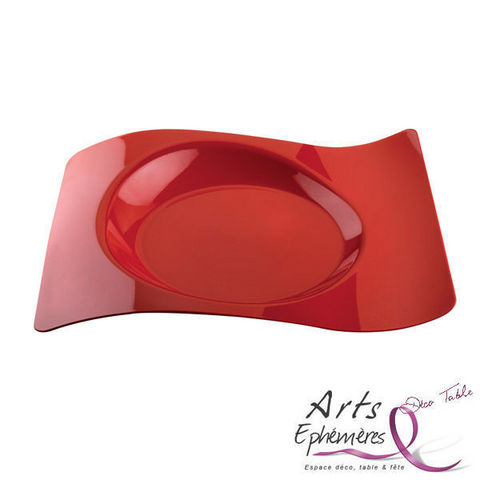 Arts Ephemeres - Plastic plate-Arts Ephemeres-Assiette jetable design