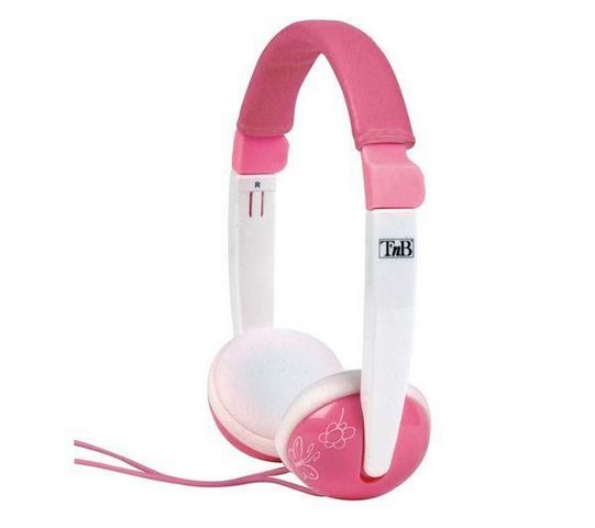 TNB - A pair of headphones-TNB-Casque enfant Kids Sound - blanc/rose