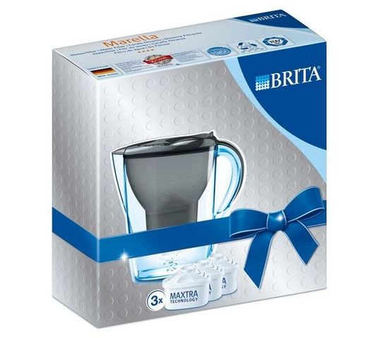 BRITA - Carafe water filter-BRITA-Marella - graphite - Carafe filtrante + 3 cartouch